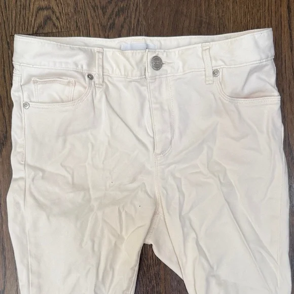 LOFT Light Beige Skinny Jeans - Picture 2 of 6